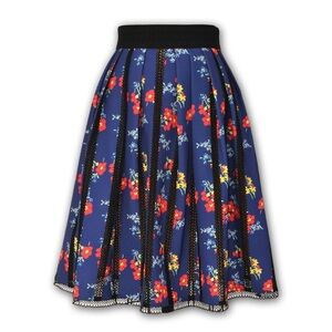 J. Peterman Always and Always Floral A-line Skirt Size 16 Cottagecore